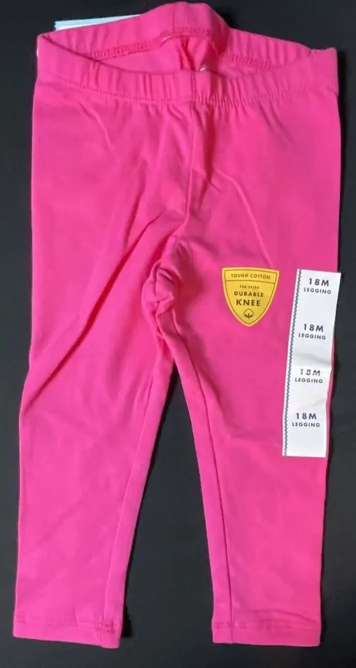 Cat & Jack 18M Pink Leggings New With Tags 3 pack